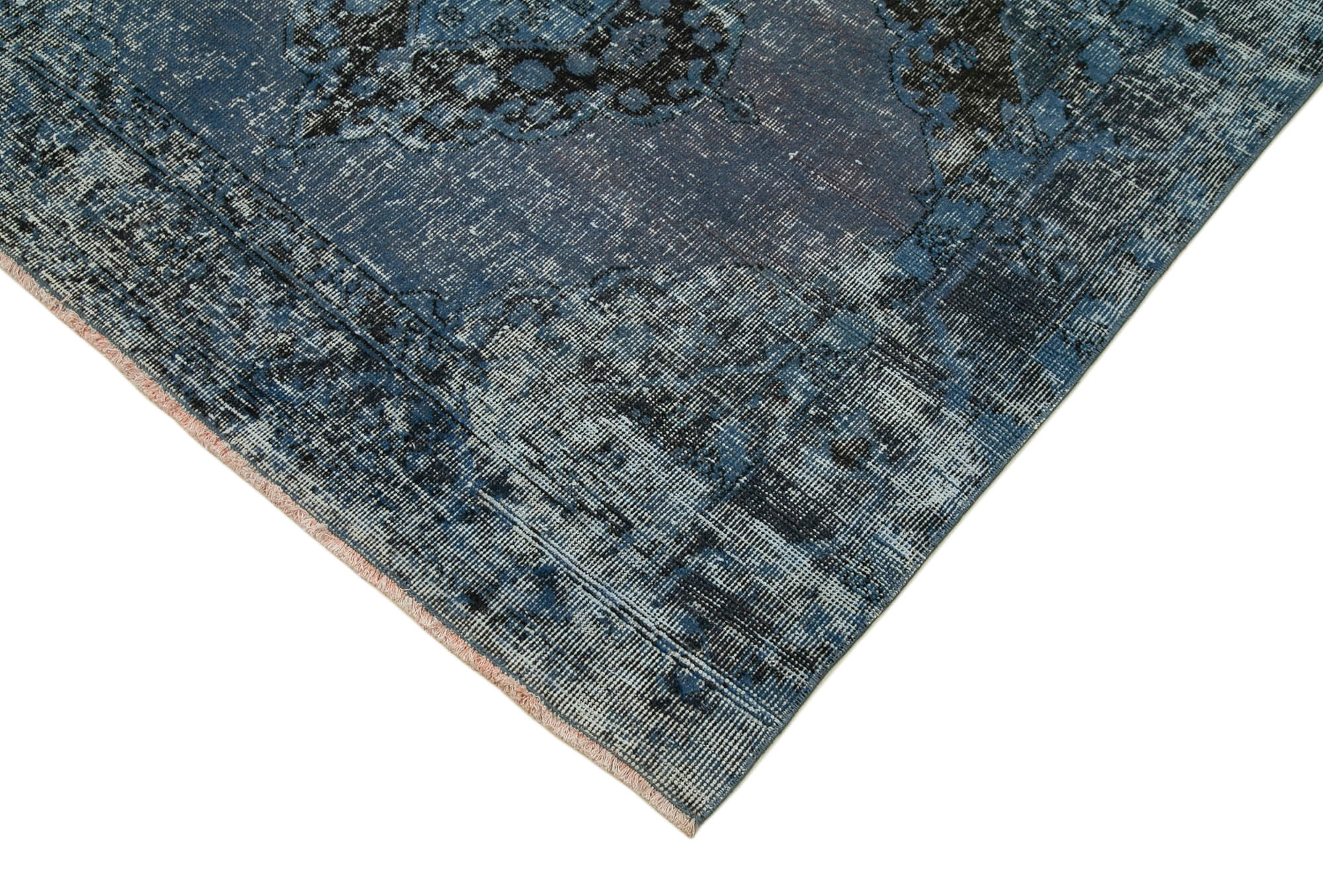 5x12 Blue Turkish Over Dyed Runner Rug - 24177