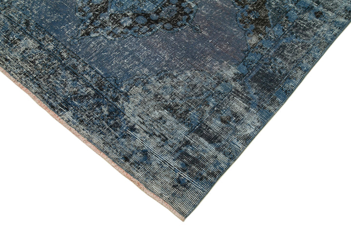 5x12 Blue Turkish Over Dyed Runner Rug - 24177