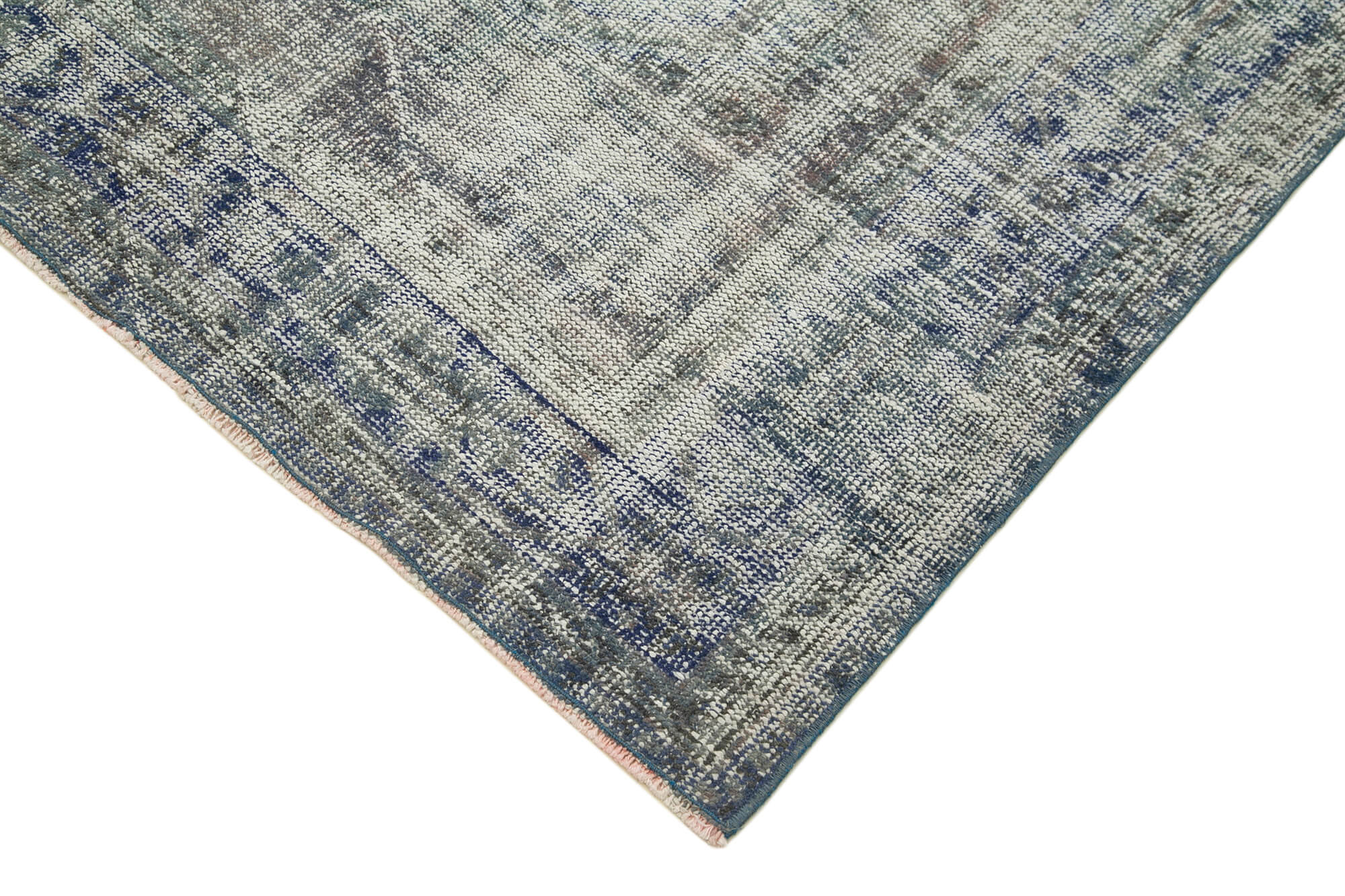 5x12 Blue Turkish Over Dyed Runner Rug - 24180