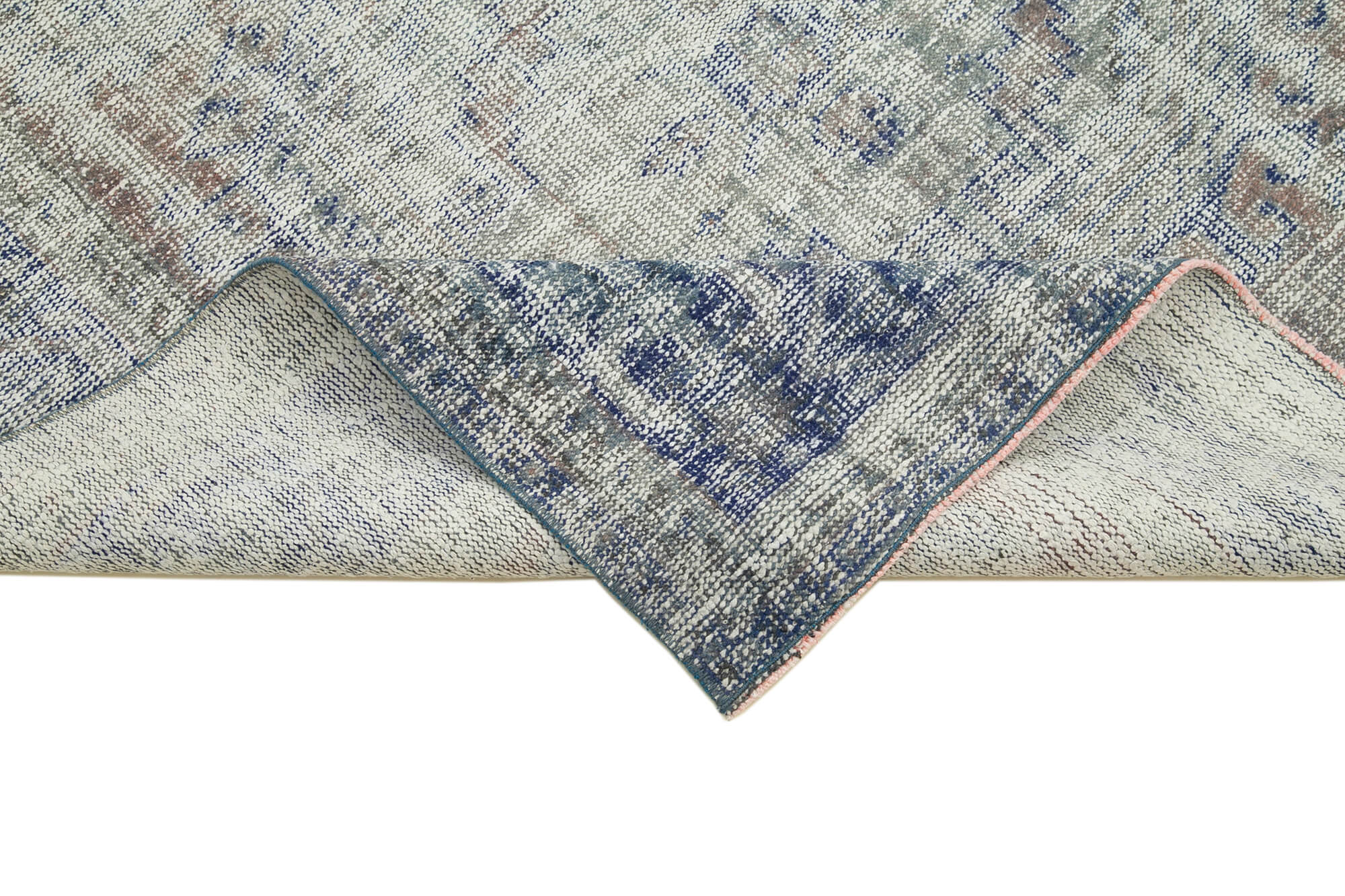 5x12 Blue Turkish Over Dyed Runner Rug - 24180