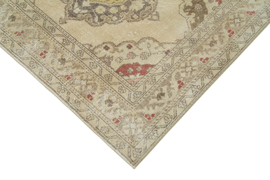 5x12 Beige Turkish Vintage Runner Rug - 24191