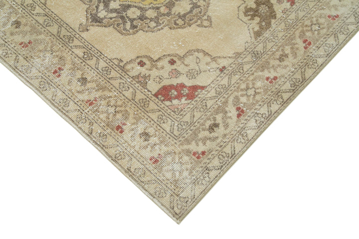 5x12 Beige Turkish Vintage Runner Rug - 24191