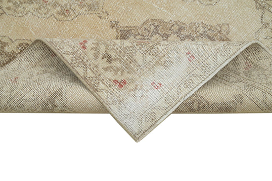 5x12 Beige Turkish Vintage Runner Rug - 24191