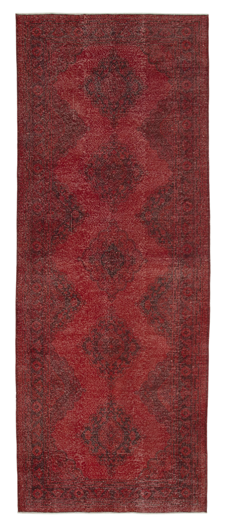 5x12 Red Turkish Over Dyed Runner Rug - 24193