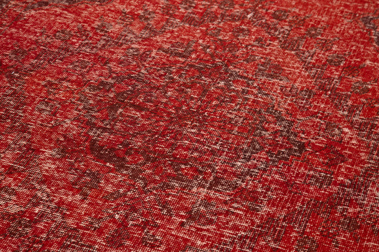 5x13 Red Turkish Over Dyed Runner Rug - 24194