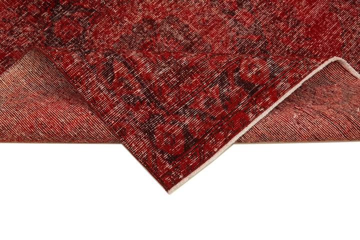 5x13 Red Turkish Over Dyed Runner Rug - 24194