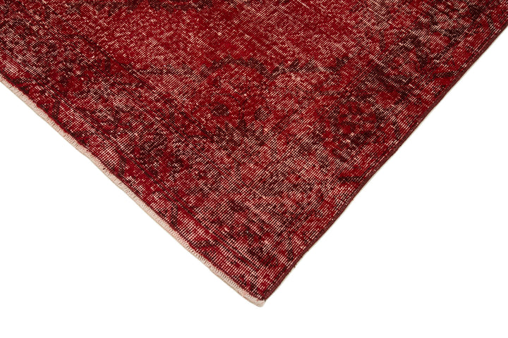 5x13 Red Turkish Over Dyed Runner Rug - 24195