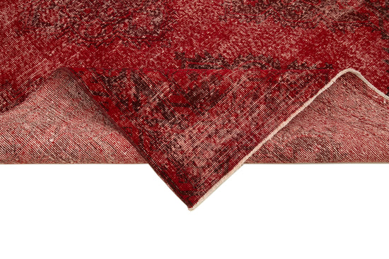 5x13 Red Turkish Over Dyed Runner Rug - 24195