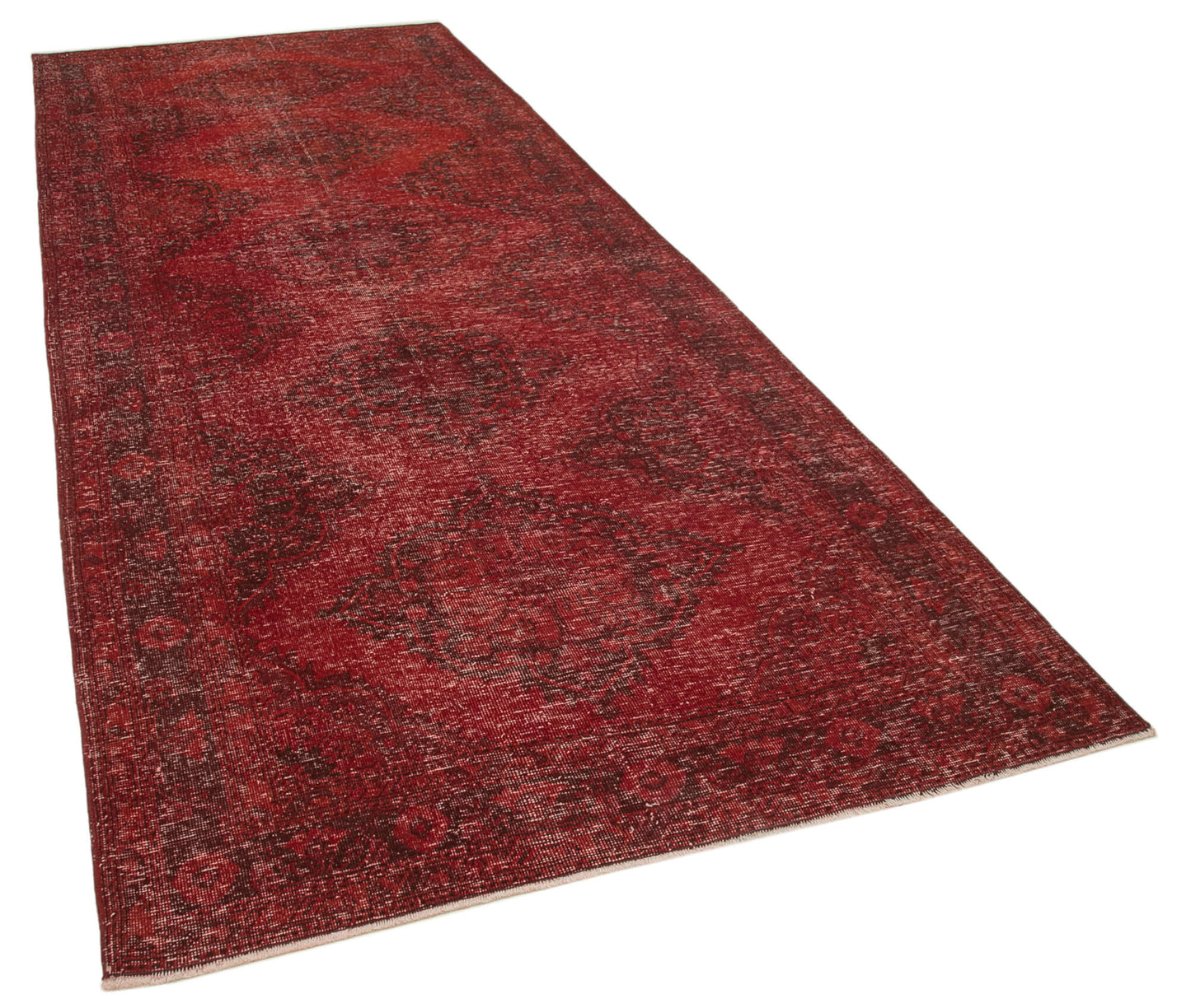 5x12 Red Turkish Over Dyed Runner Rug - 24197