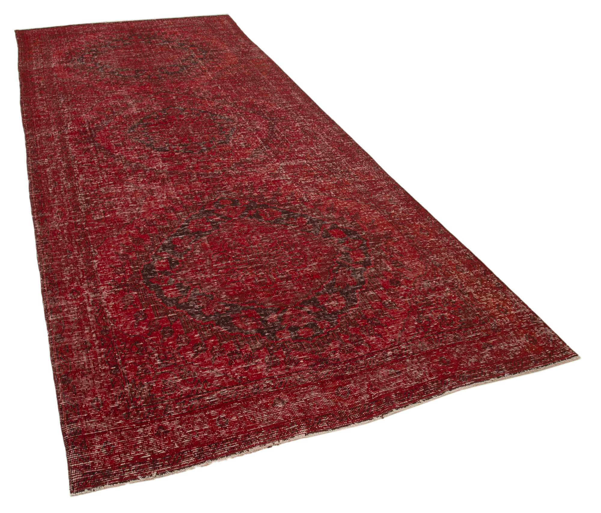 5x12 Red Turkish Over Dyed Runner Rug - 24200