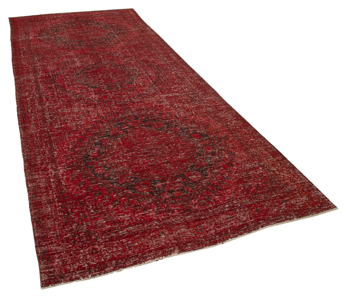 5x12 Red Turkish Over Dyed Runner Rug - 24200