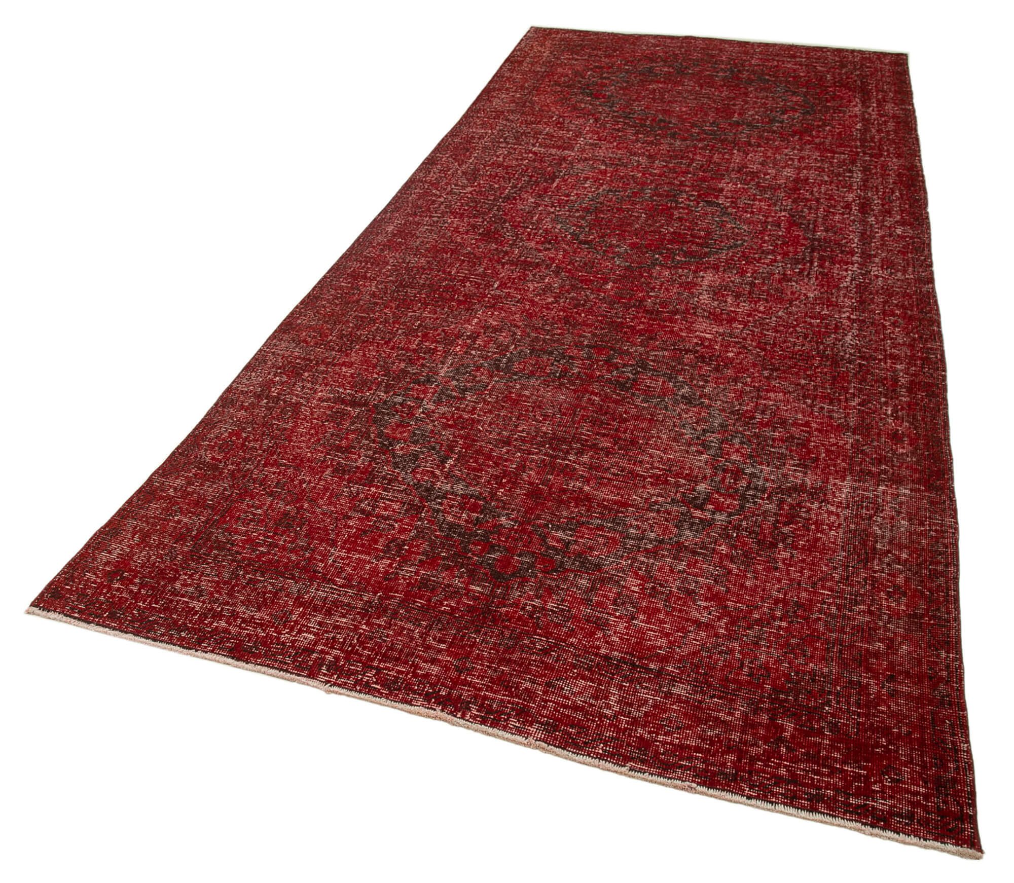 5x12 Red Turkish Over Dyed Runner Rug - 24200