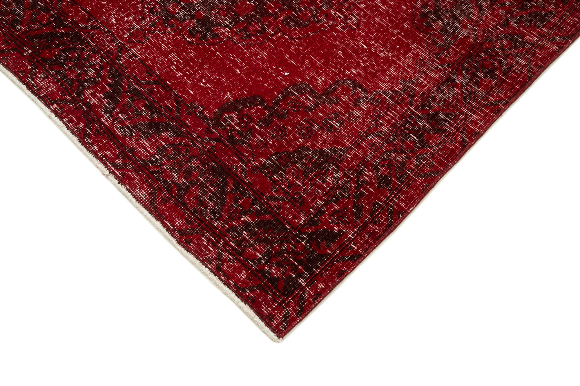 5x13 Red Turkish Over Dyed Runner Rug - 24201