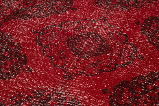 5x13 Red Turkish Over Dyed Runner Rug - 24201