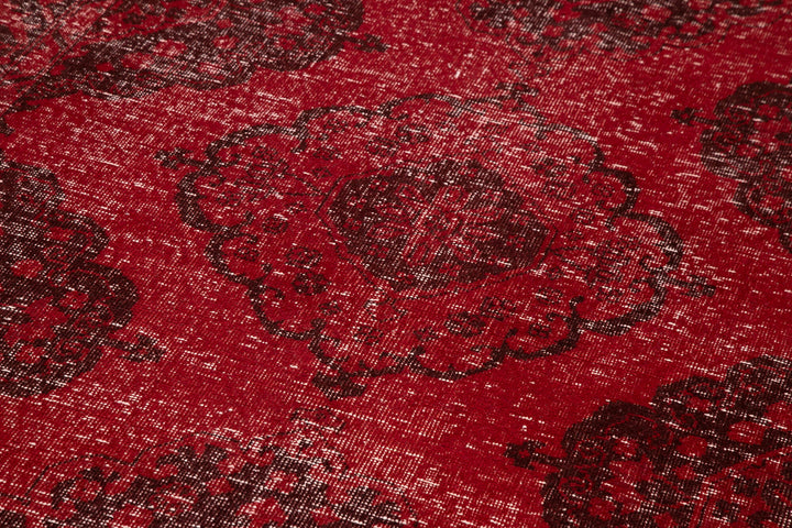 5x13 Red Turkish Over Dyed Runner Rug - 24201