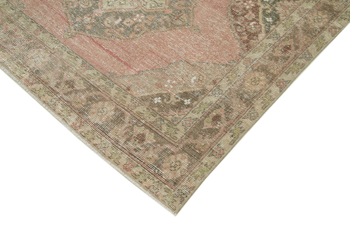 5x12 Beige Turkish Vintage Runner Rug - 24204