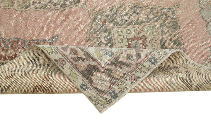 5x12 Beige Turkish Vintage Runner Rug - 24204