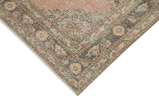 5x13 Beige Turkish Vintage Runner Rug - 24206