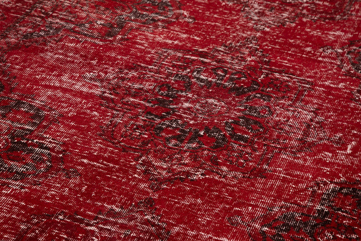 5x13 Red Turkish Over Dyed Runner Rug - 24209
