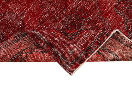 5x13 Red Turkish Over Dyed Runner Rug - 24209