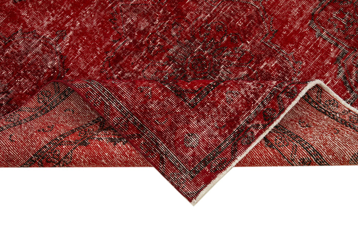 5x13 Red Turkish Over Dyed Runner Rug - 24209