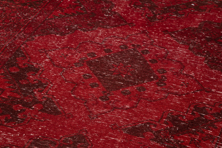 5x13 Red Turkish Over Dyed Runner Rug - 24210