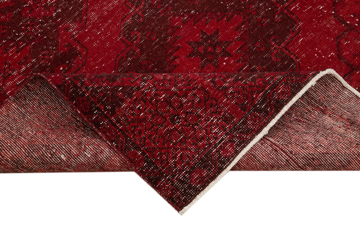 5x13 Red Turkish Over Dyed Runner Rug - 24210