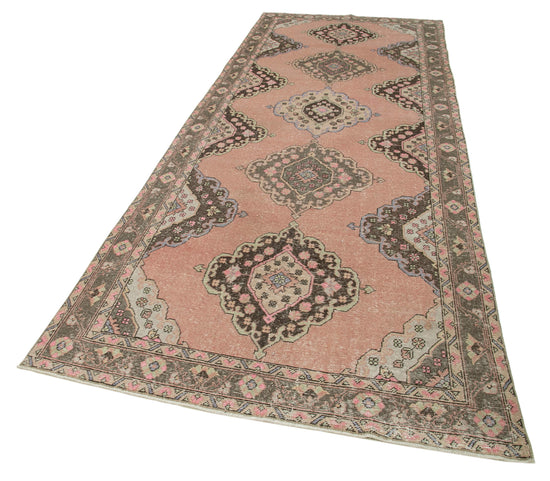 5x13 Beige Turkish Vintage Runner Rug - 24211