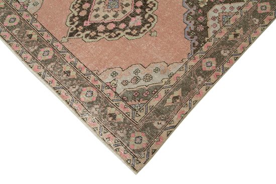 5x13 Beige Turkish Vintage Runner Rug - 24211