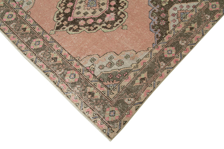 5x13 Beige Turkish Vintage Runner Rug - 24211