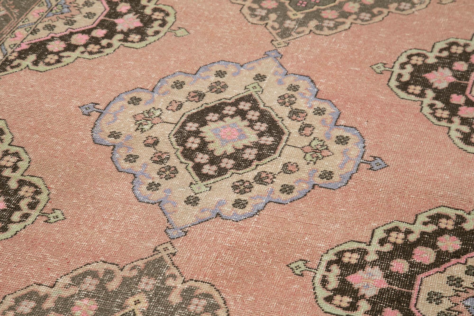 5x13 Beige Turkish Vintage Runner Rug - 24211