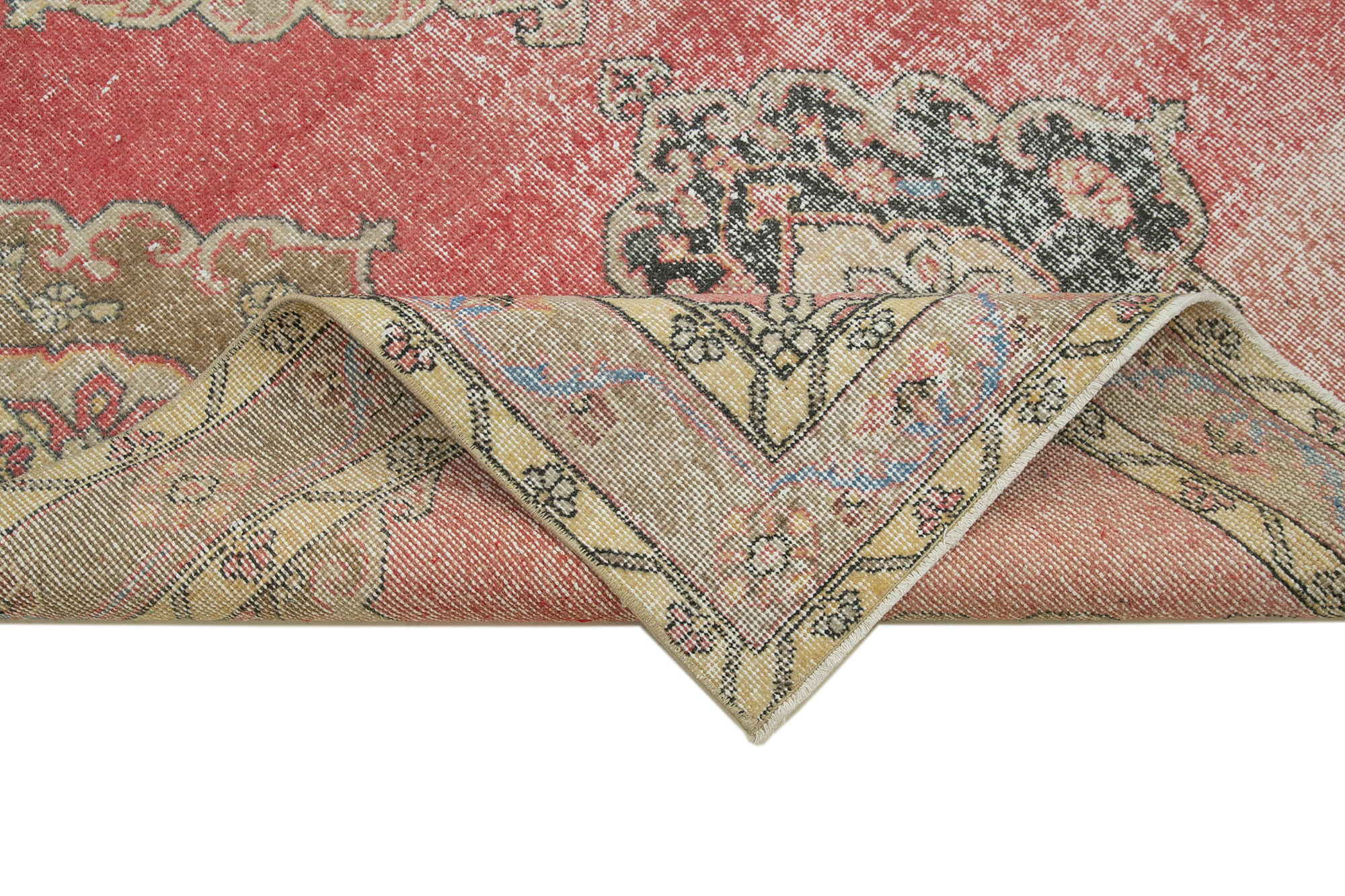 5x13 Beige Turkish Vintage Runner Rug - 24212