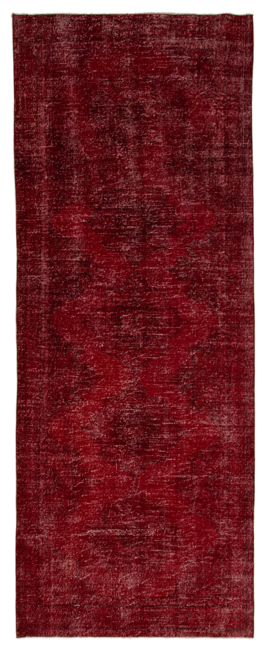 5x12 Red Turkish Over Dyed Runner Rug - 24213