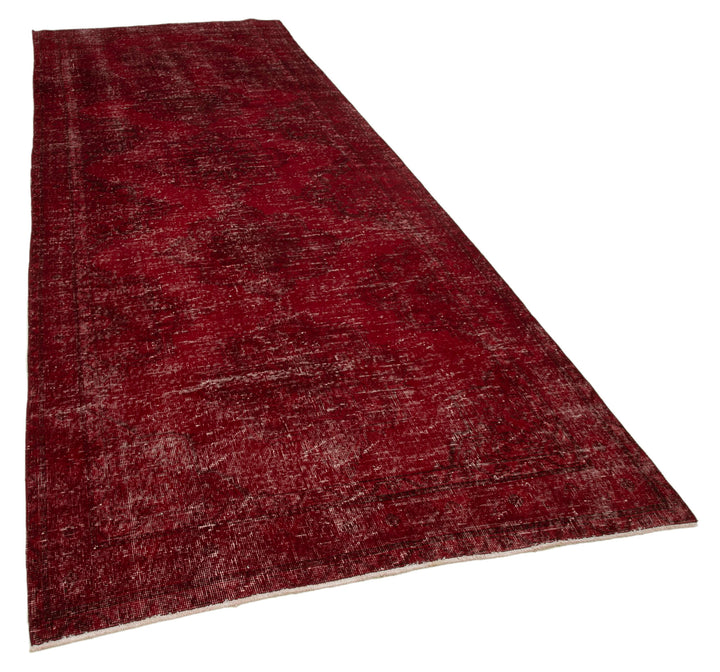 5x12 Red Turkish Over Dyed Runner Rug - 24213
