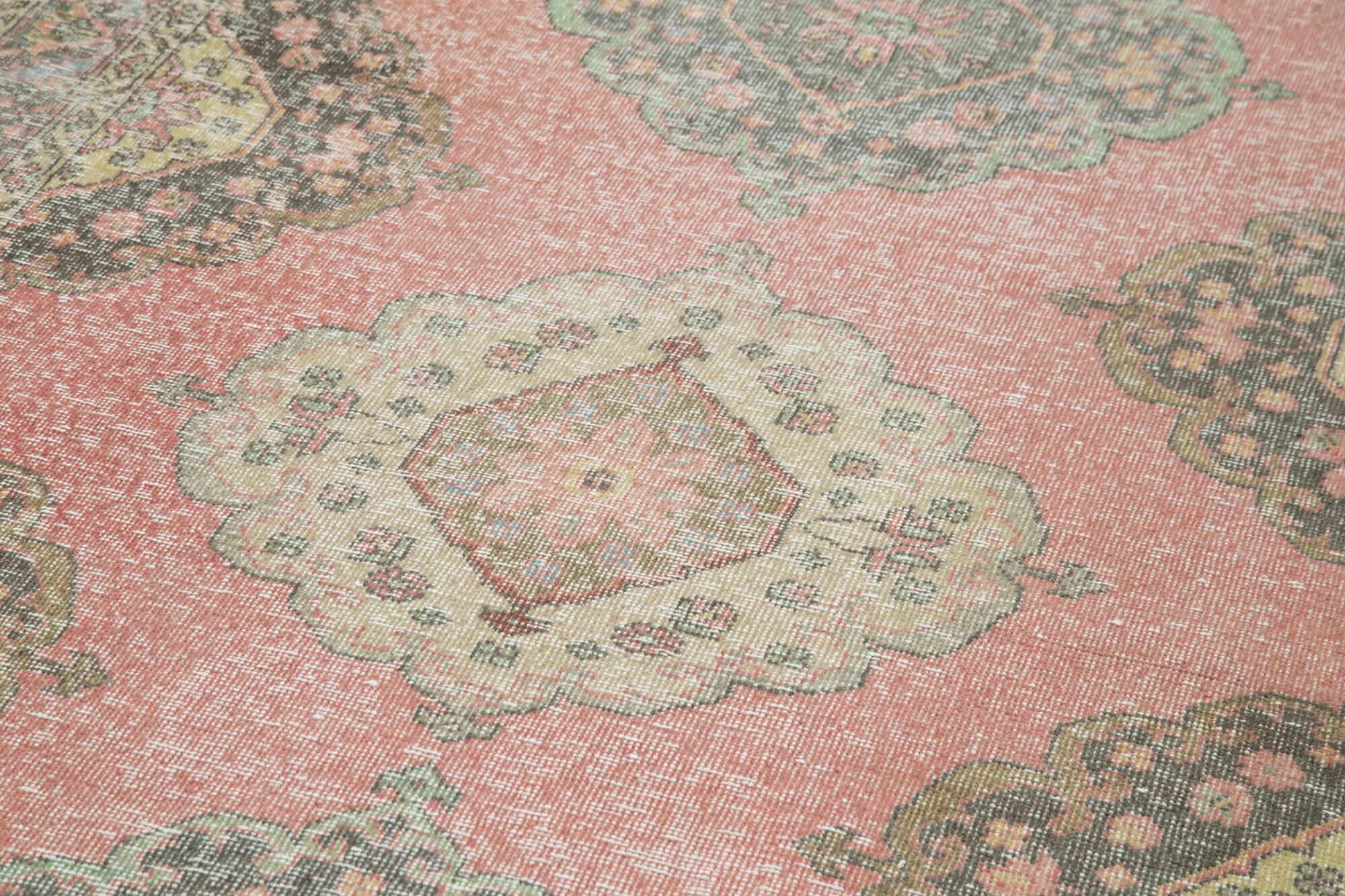 5x13 Beige Turkish Vintage Runner Rug - 24214