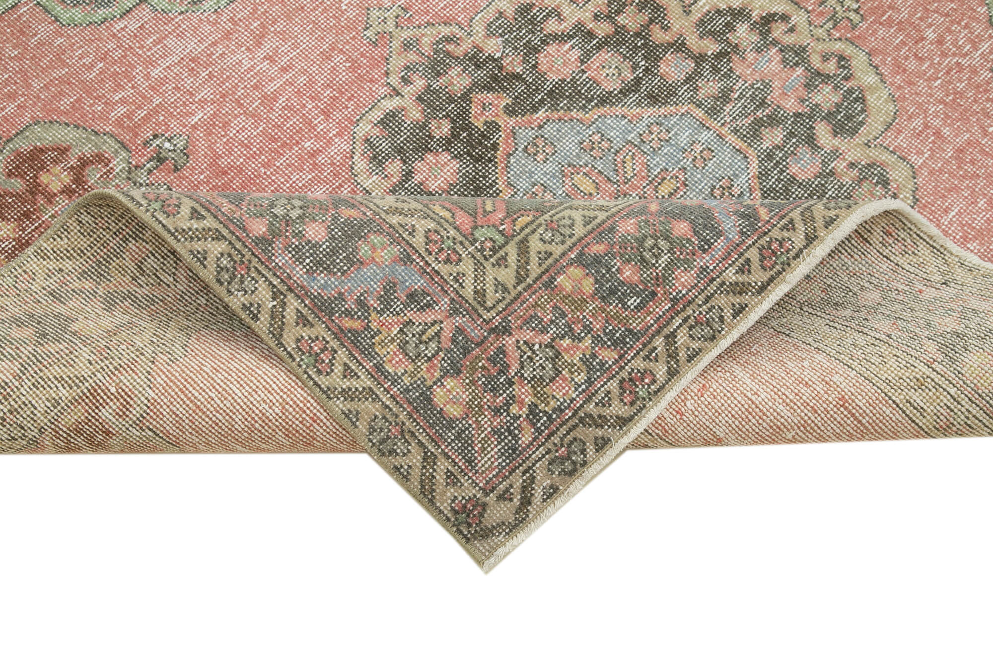 5x13 Beige Turkish Vintage Runner Rug - 24214