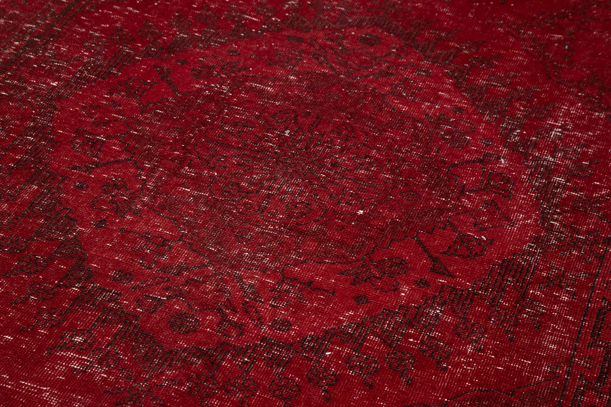 5x13 Red Turkish Over Dyed Runner Rug - 24215