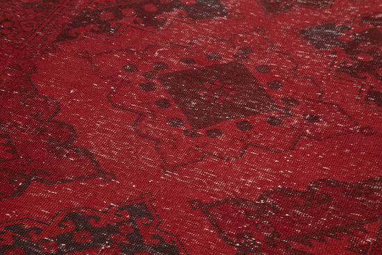 5x13 Red Turkish Over Dyed Runner Rug - 24216