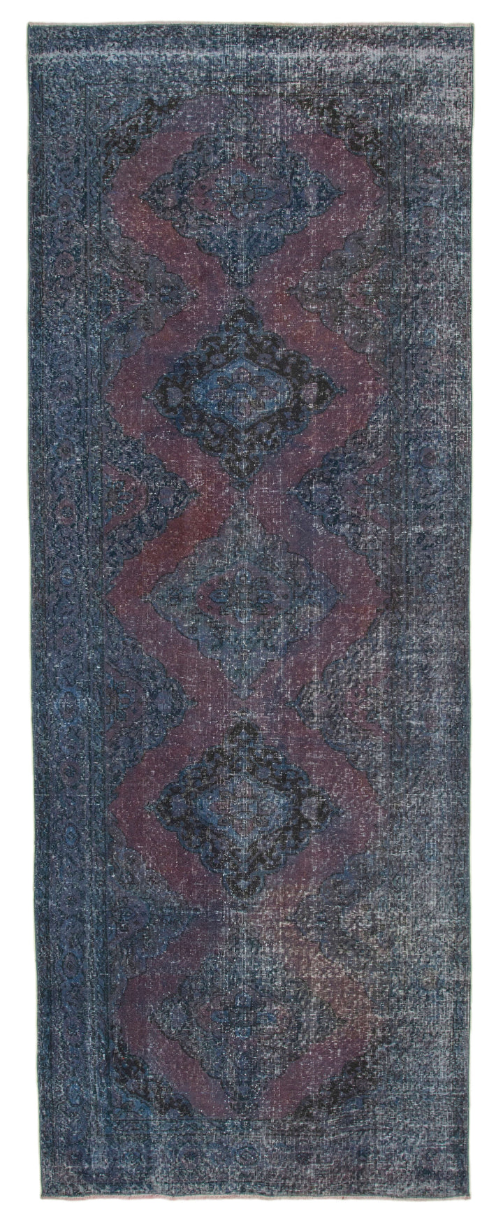5x13 Purple Turkish Over Dyed Runner Rug - 24218