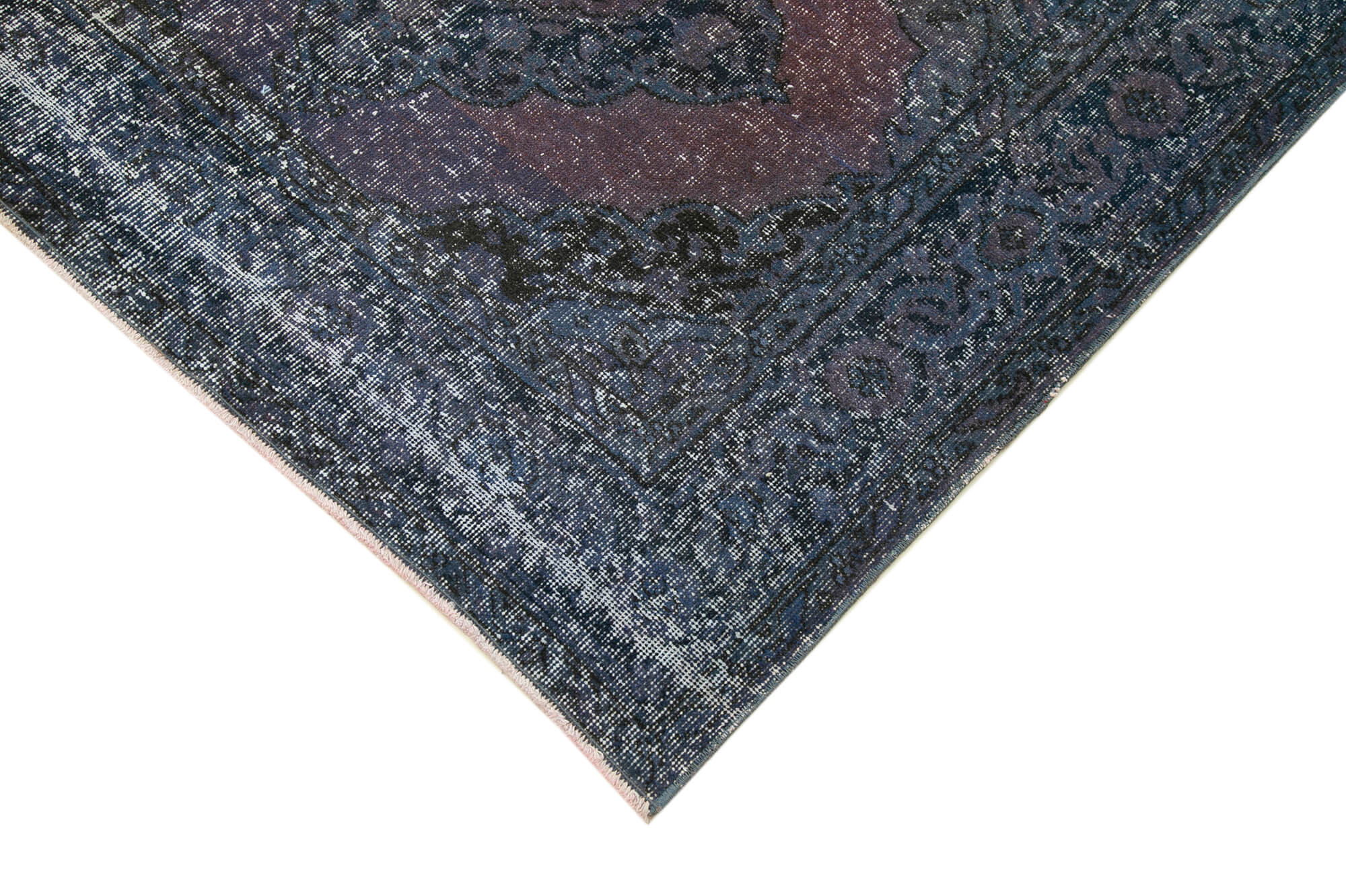 5x13 Purple Turkish Over Dyed Runner Rug - 24218