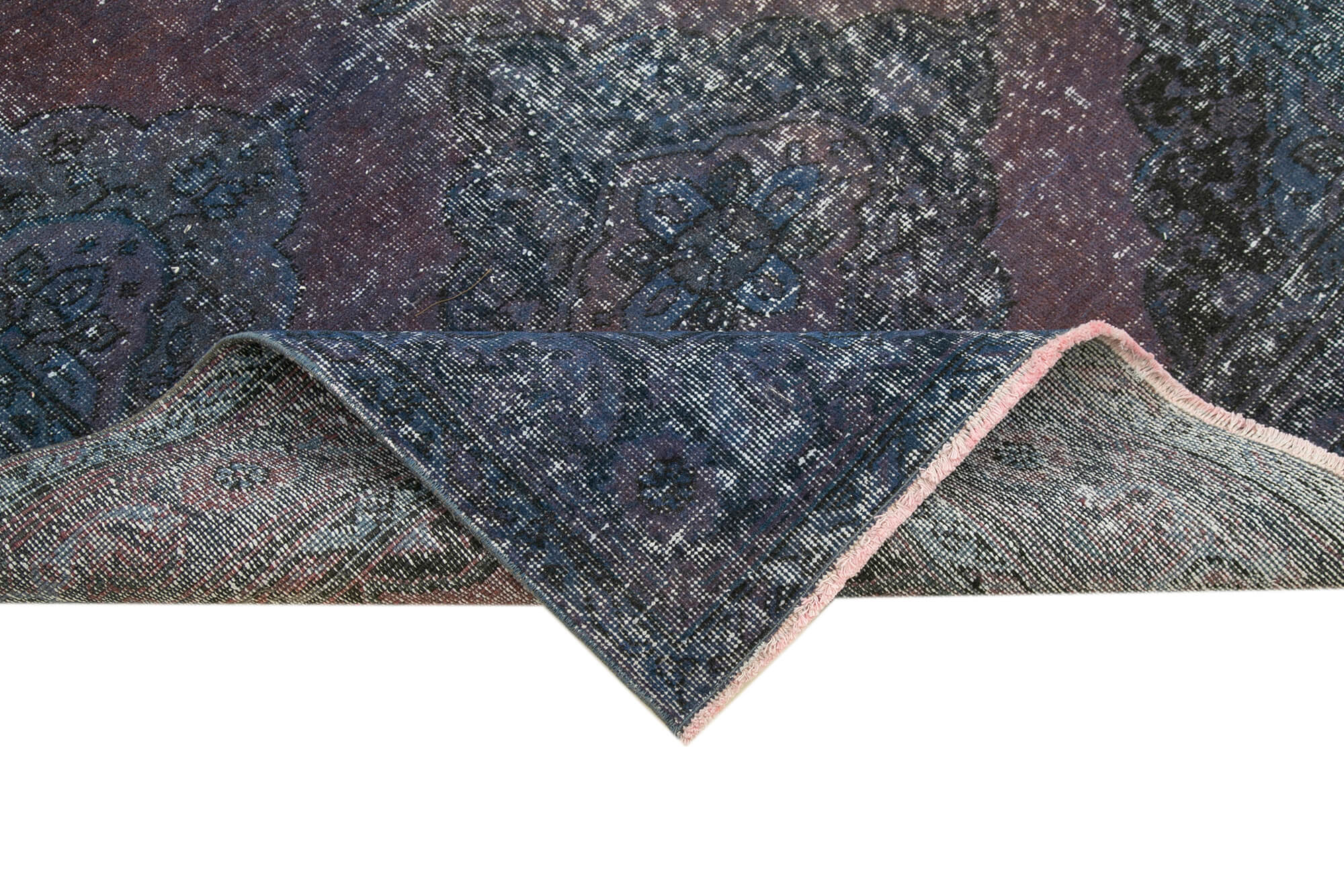 5x13 Purple Turkish Over Dyed Runner Rug - 24218