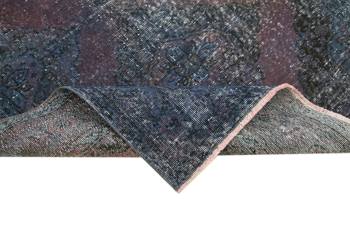 5x13 Purple Turkish Over Dyed Runner Rug - 24218