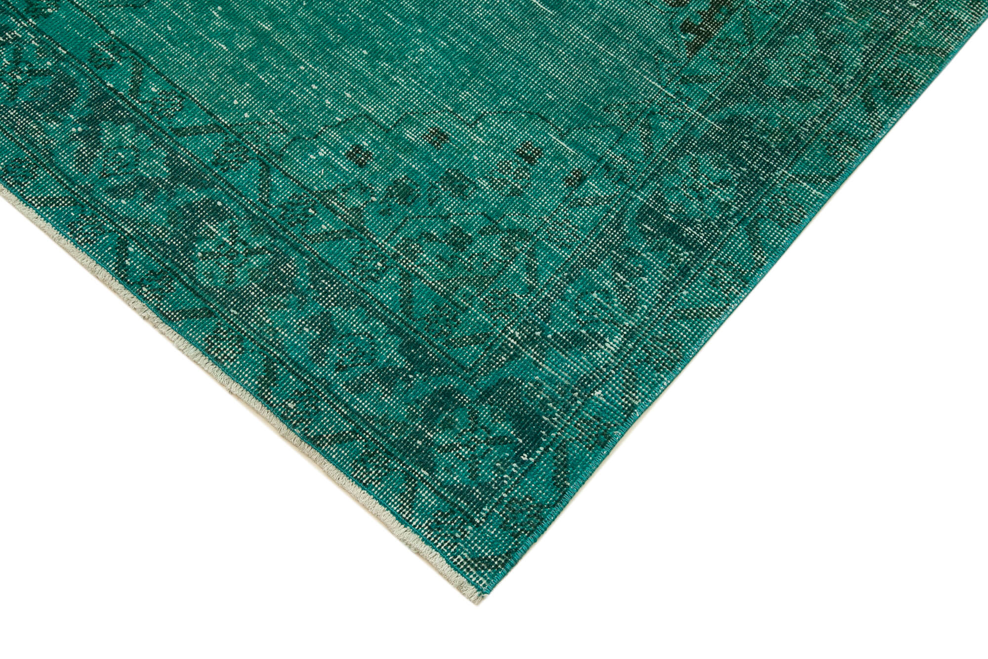 5x12 Turquoise Turkish Over Dyed Runner Rug - 24220