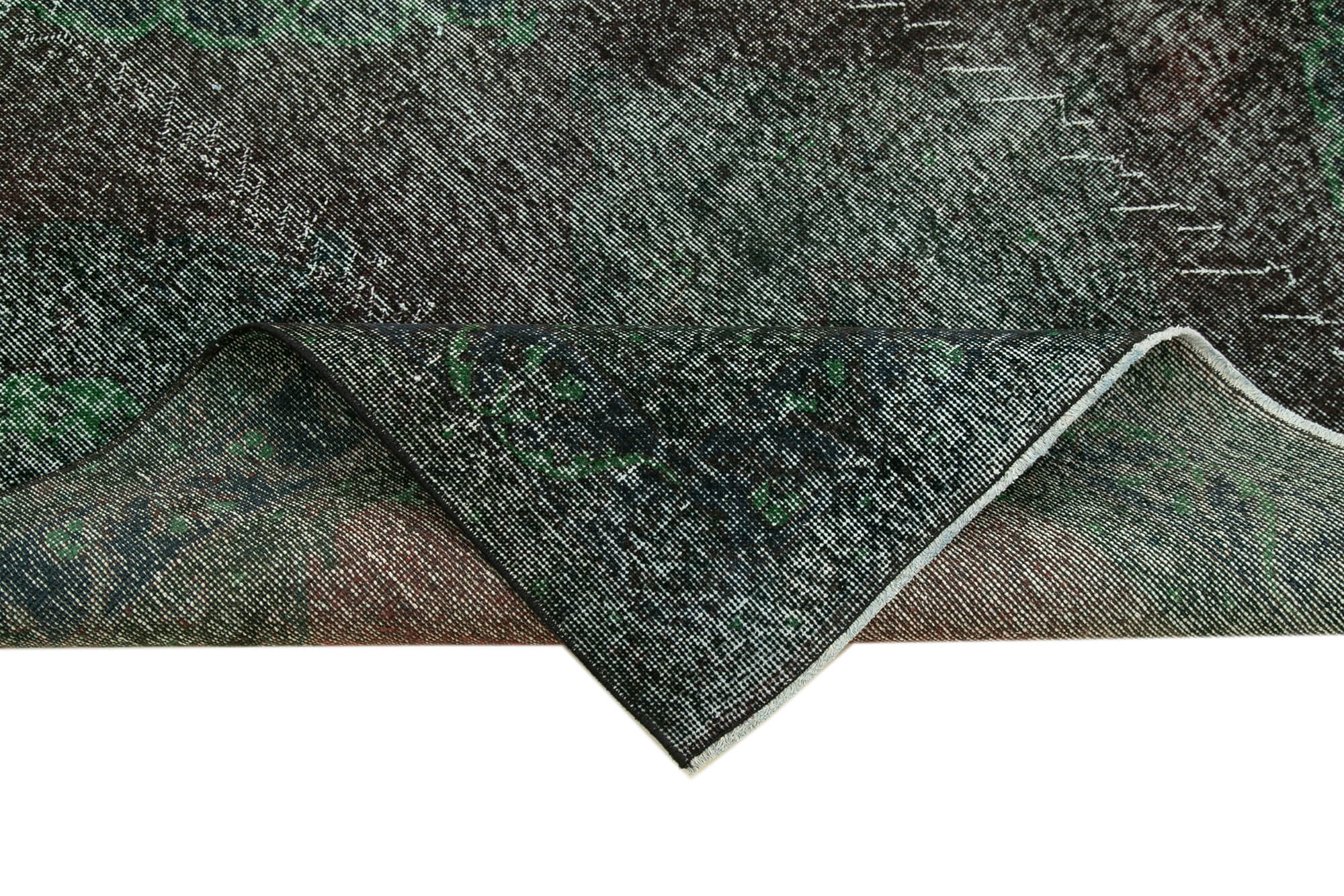 5x13 Black Turkish Over Dyed Runner Rug - 24221
