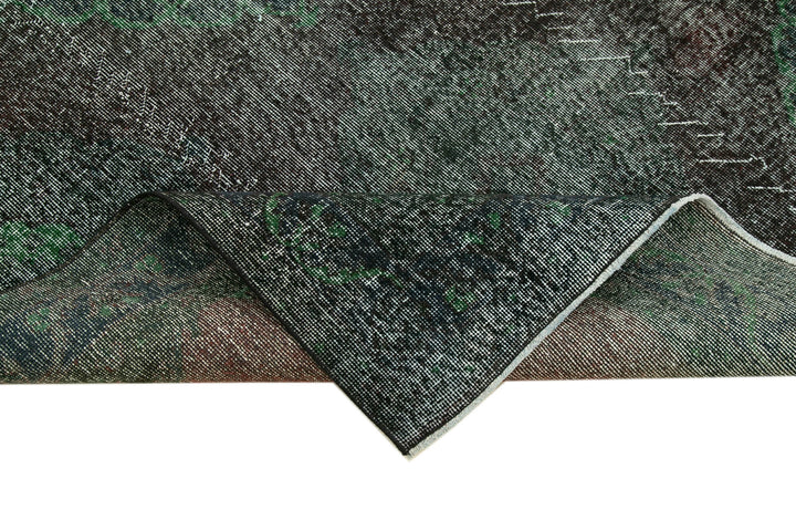 5x13 Black Turkish Over Dyed Runner Rug - 24221