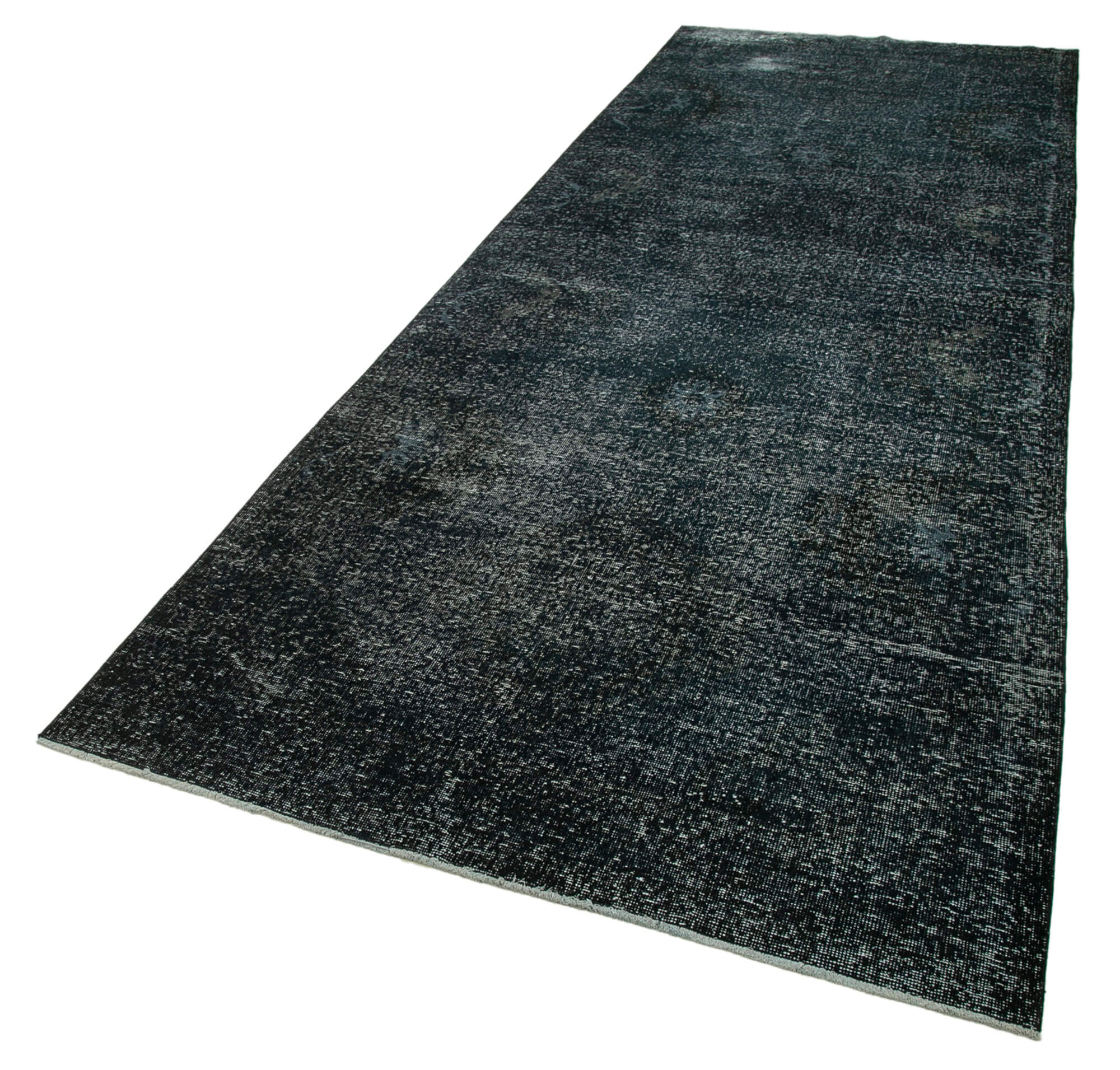 5x13 Black Turkish Over Dyed Runner Rug - 24224