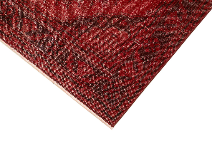 5x13 Red Turkish Over Dyed Runner Rug - 24227