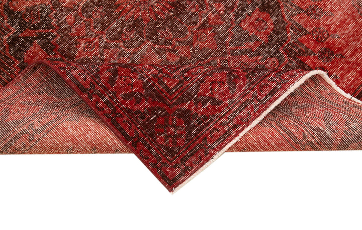 5x13 Red Turkish Over Dyed Runner Rug - 24227