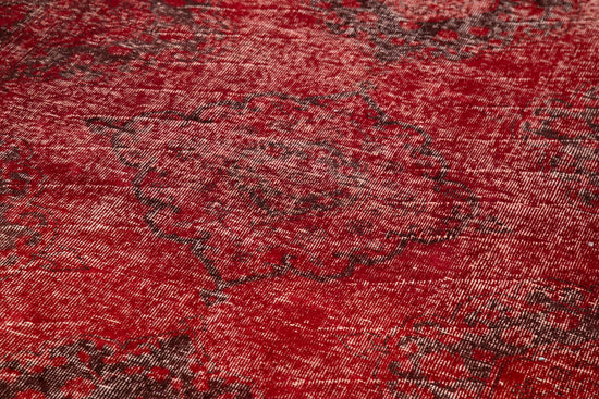 5x13 Red Turkish Over Dyed Runner Rug - 24228