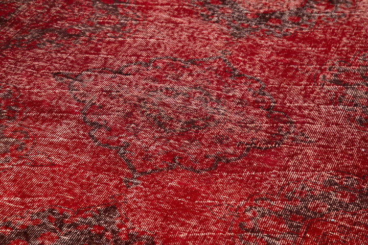5x13 Red Turkish Over Dyed Runner Rug - 24228